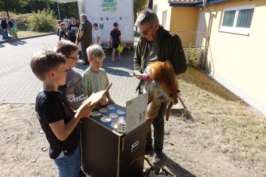 Besuch vom Entdeckermobil