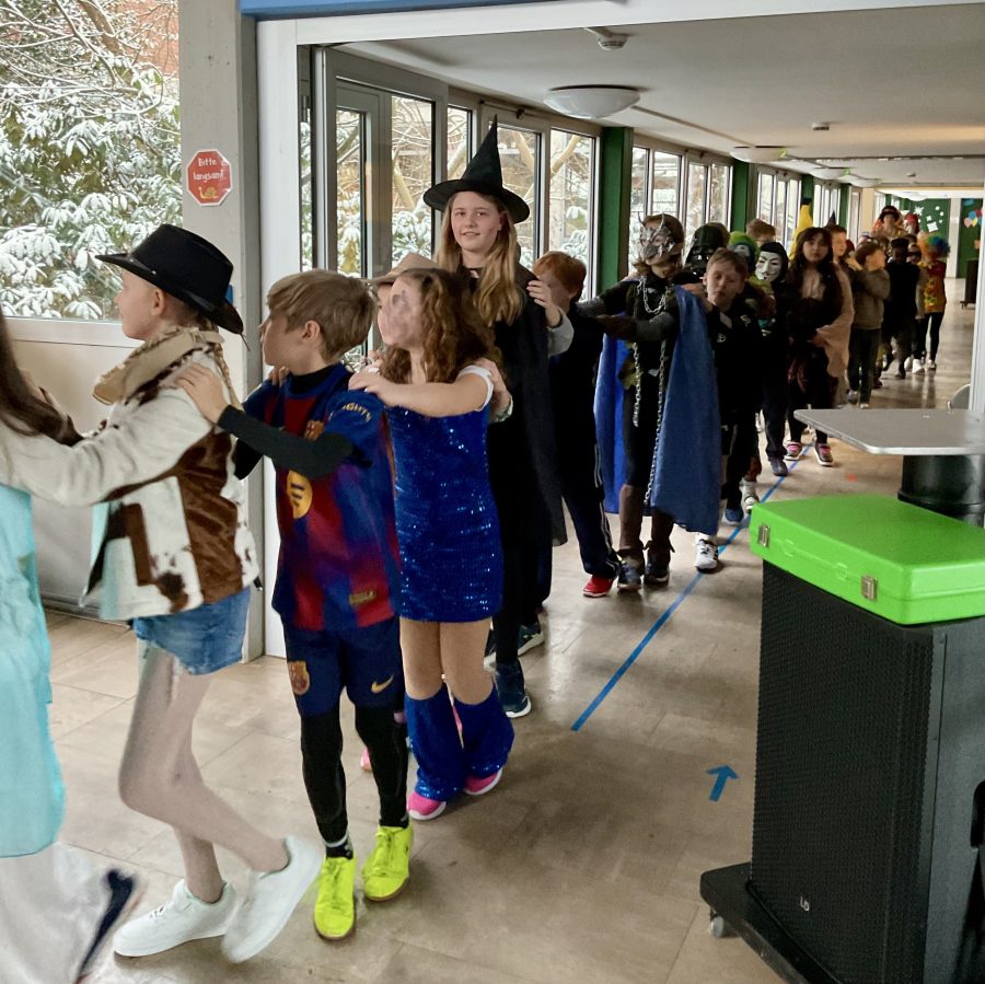 Faschingstrubel in der Schule
